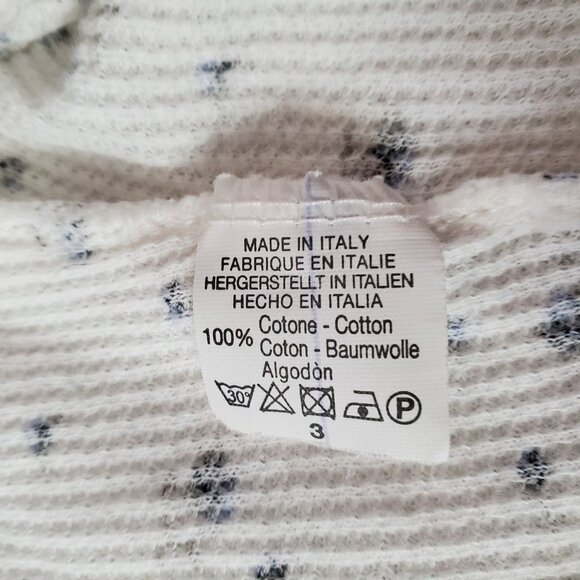 Brandy Melville Top Blue Rosebud Short Sleeve Crop Wrap Around - Picture 3 of 10